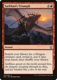 Sarkhan's Triumph, Dragons of Tarkir