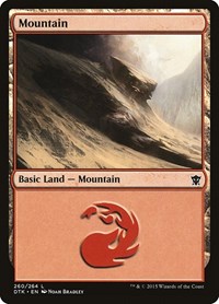 Mountain (260), Dragons of Tarkir