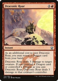 Draconic Roar, Dragons of Tarkir