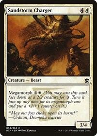 Sandstorm Charger, Dragons of Tarkir