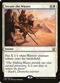 Secure the Wastes, Dragons of Tarkir