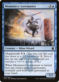 Monastery Loremaster, Dragons of Tarkir