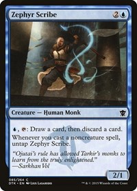 Zephyr Scribe, Dragons of Tarkir