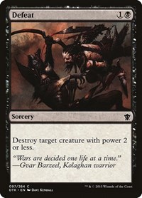 Defeat, Dragons of Tarkir