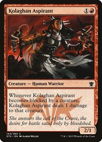 Kolaghan Aspirant, Dragons of Tarkir