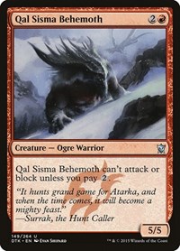 Qal Sisma Behemoth, Dragons of Tarkir