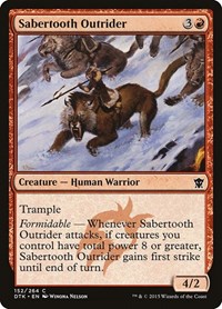 Sabertooth Outrider, Dragons of Tarkir