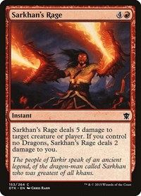 Sarkhan's Rage, Dragons of Tarkir