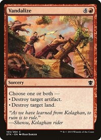 Vandalize, Dragons of Tarkir