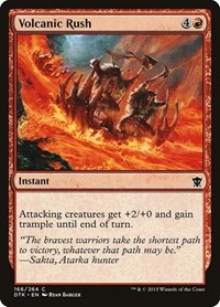 Volcanic Rush, Dragons of Tarkir