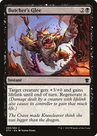 Butcher's Glee, Dragons of Tarkir