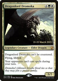 Dragonlord Dromoka, Prerelease Cards