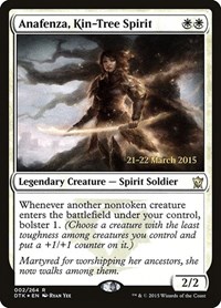 Anafenza, Kin-Tree Spirit, Prerelease Cards