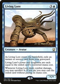 Living Lore, Prerelease Cards