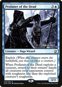 Profaner of the Dead, Prerelease Cards
