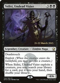 Sidisi, Undead Vizier, Prerelease Cards