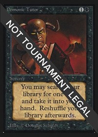 Demonic Tutor (IE), International Edition