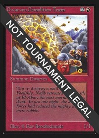 Dwarven Demolition Team (IE), International Edition