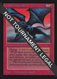 Granite Gargoyle (IE), International Edition