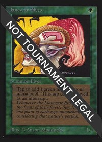 Llanowar Elves (IE), International Edition