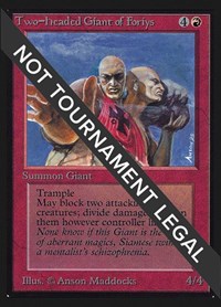 Two-Headed Giant of Foriys (IE), International Edition