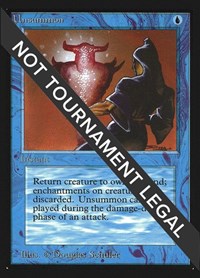 Unsummon (IE), International Edition