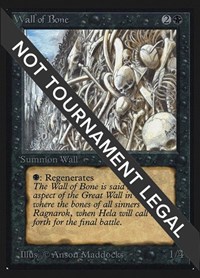 Wall of Bone (IE), International Edition