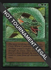Craw Wurm (CE), Collector's Edition