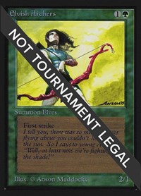 Elvish Archers (CE), Collector's Edition