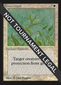 Green Ward (CE), Collector's Edition