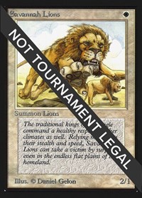 Savannah Lions (CE), Collector's Edition