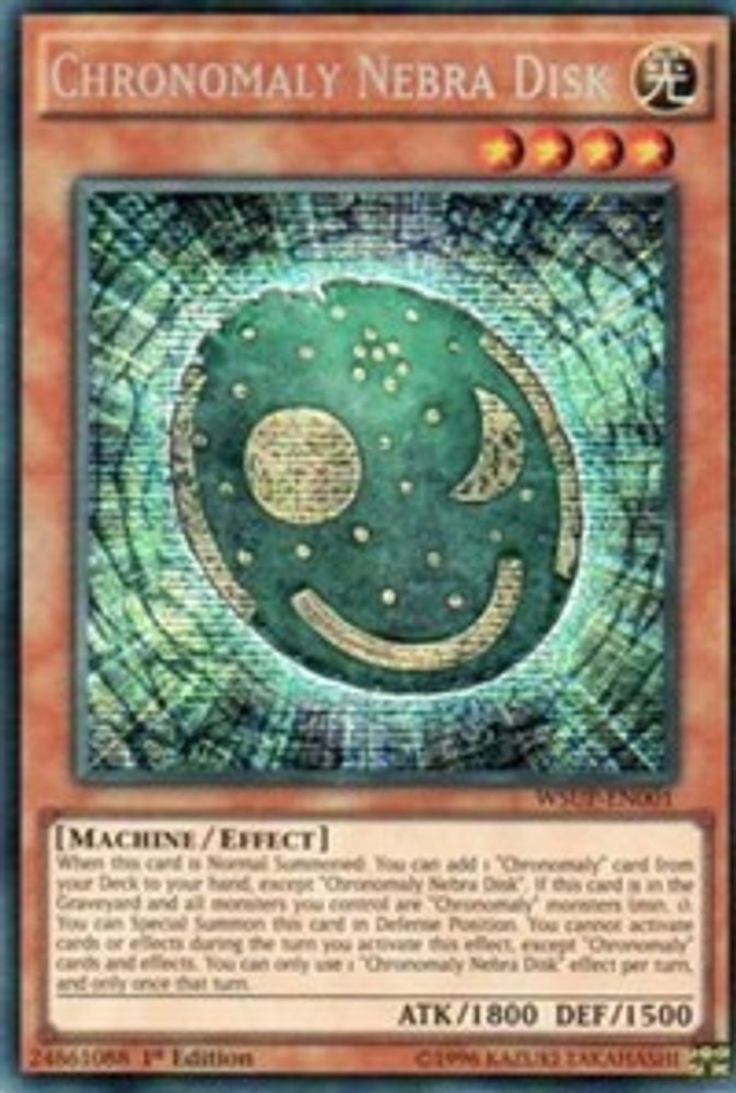 Chronomaly Nebra Disk, 1st-edition, front