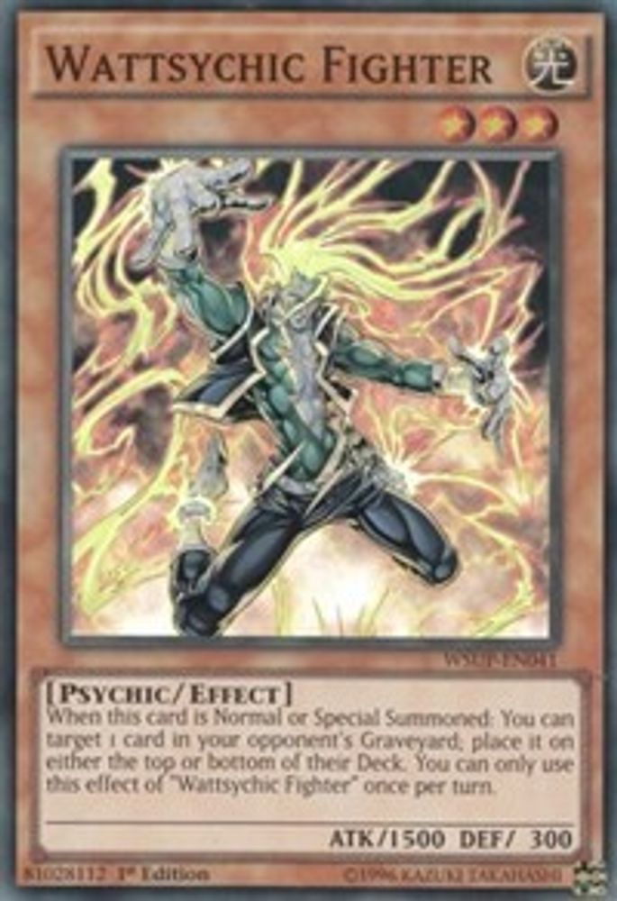 Wattsychic Fighter, 1st-edition, front