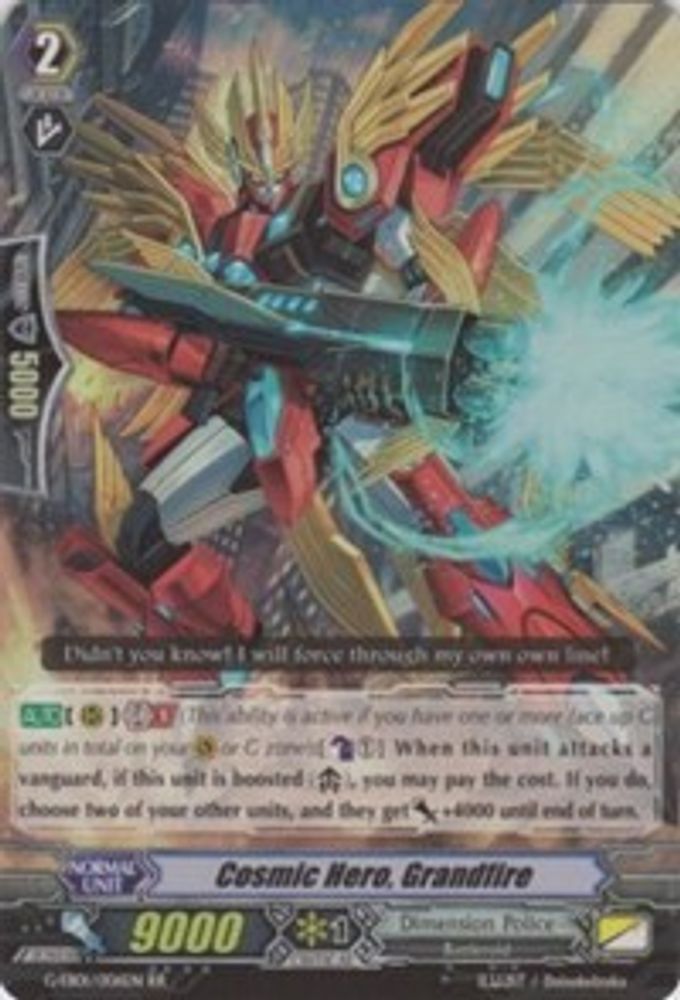 Cosmic Hero, Grandfire, Standard, front