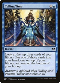 Telling Time, Modern Masters 2015