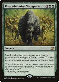 Overwhelming Stampede, Modern Masters 2015