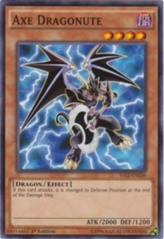 Axe Dragonute, 1st-edition, front