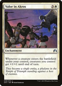 Valor in Akros, Magic Origins