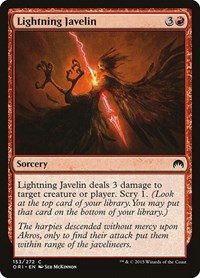 Lightning Javelin, Magic Origins