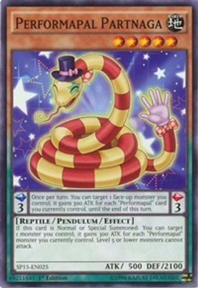 Performapal Partnaga, 1st-edition, front