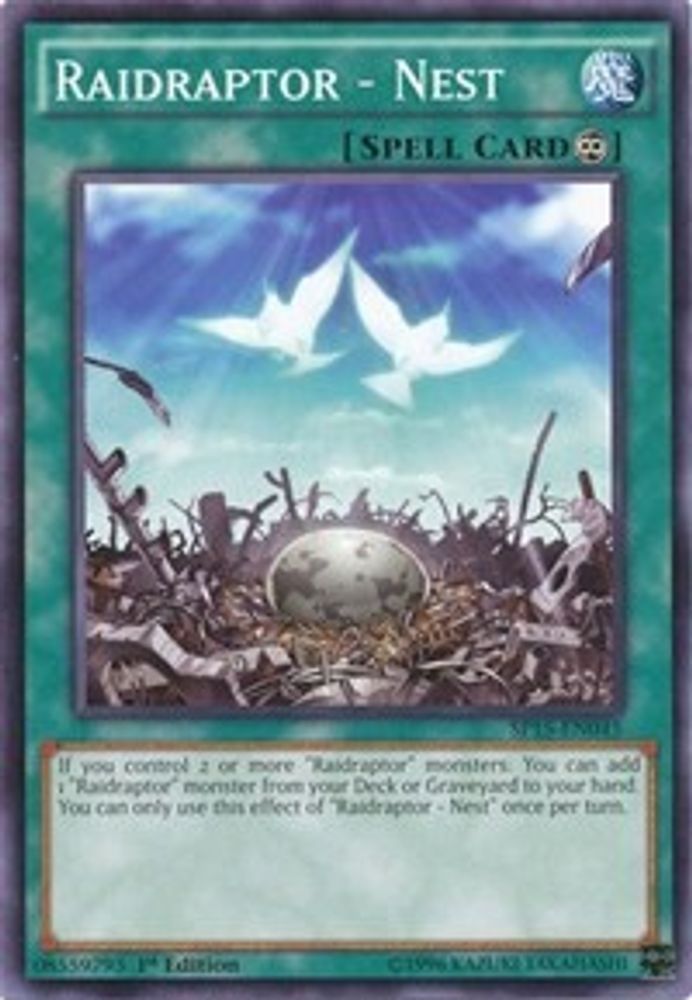 Raidraptor - Nest, 1st-edition, front