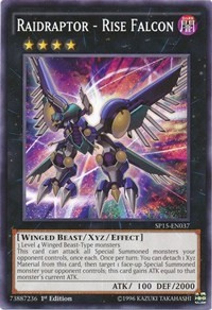 Raidraptor - Rise Falcon, 1st-edition, front