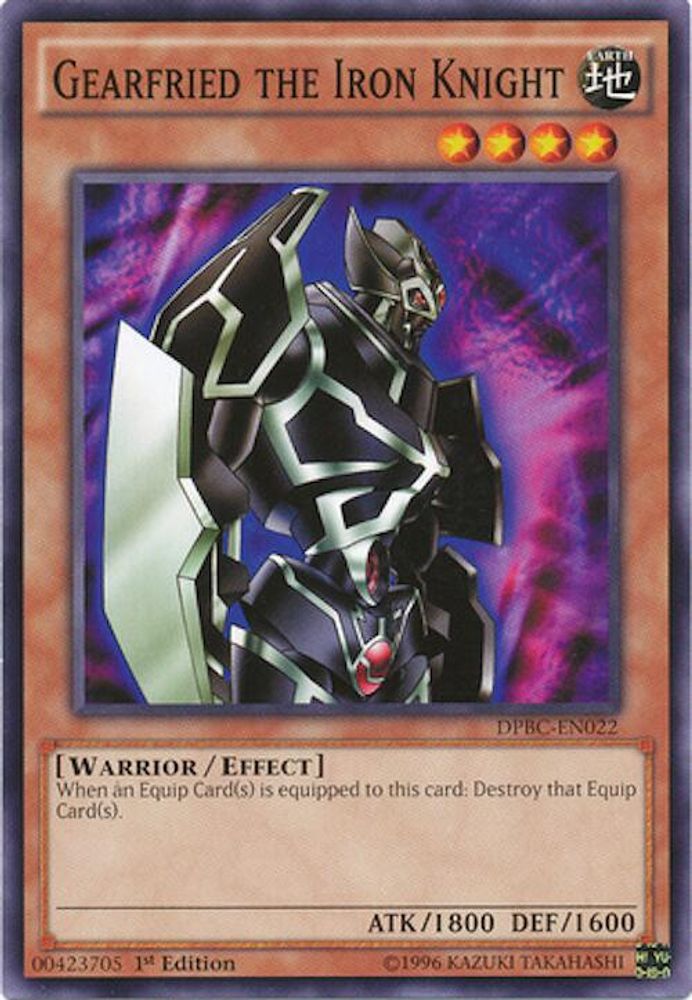 Gearfried the Iron Knight, 1st-edition, front